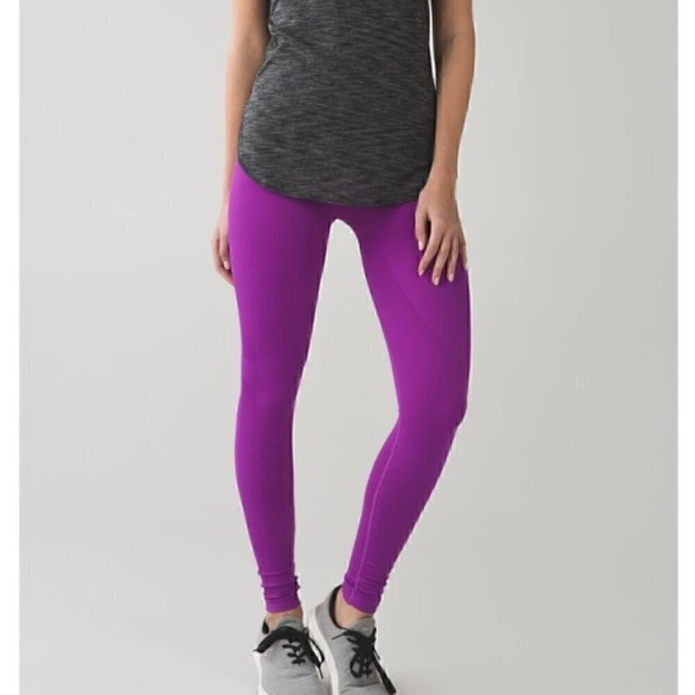 Lululemon Zone In Seamless Tight Tender Violet Size 2 - Picture 2 of 8